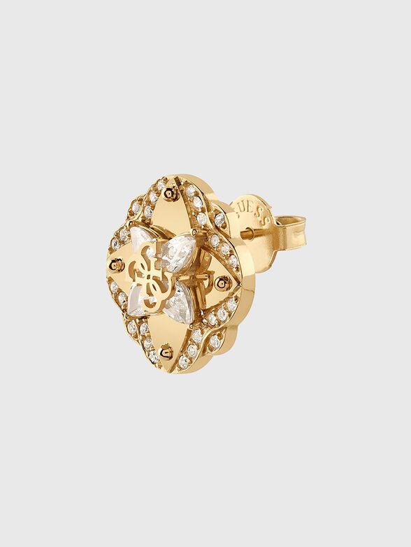 WILD FLOWER golden earrings  - 2