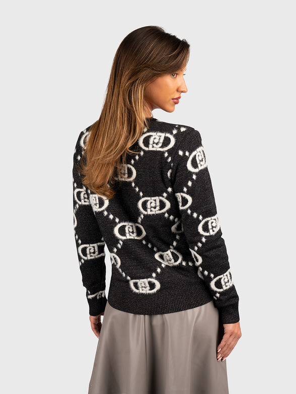 Sweater with monogram logo - 3