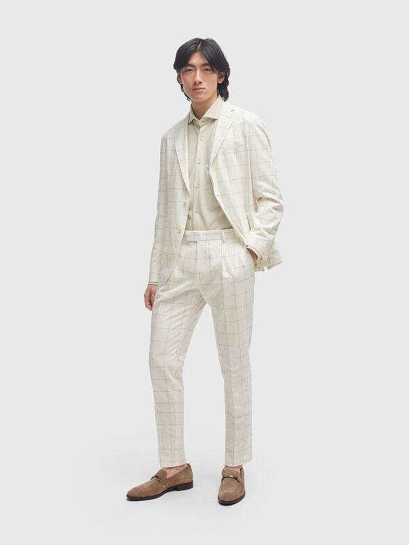 COLBY suede loafers with metal accent - 2