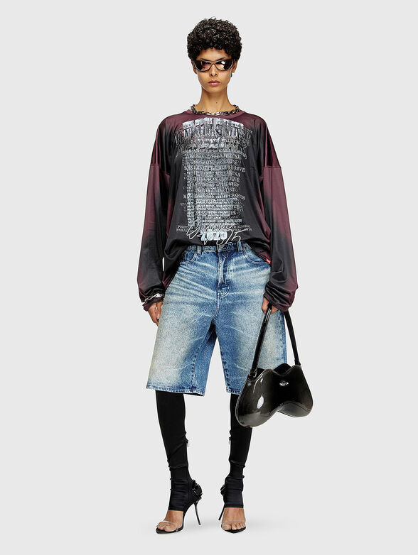 T-OLAVI-AA unisex blouse with print - 6