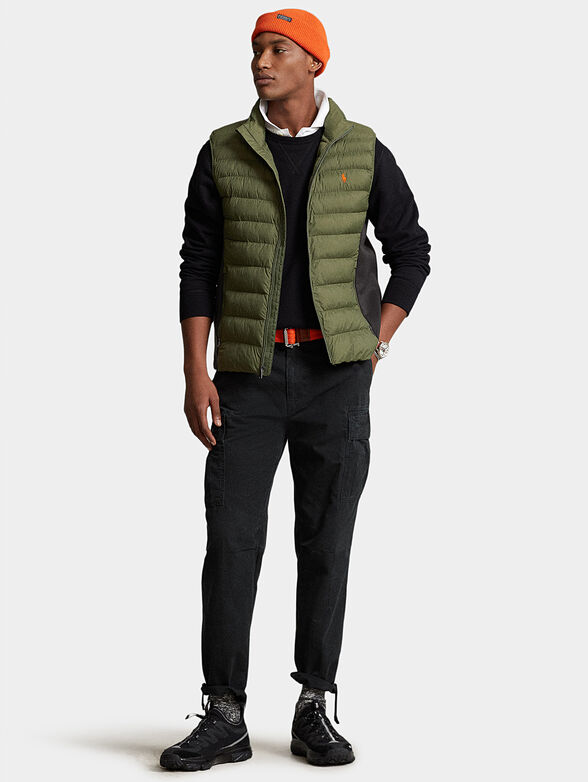 Packable vest with quilted effect - 2