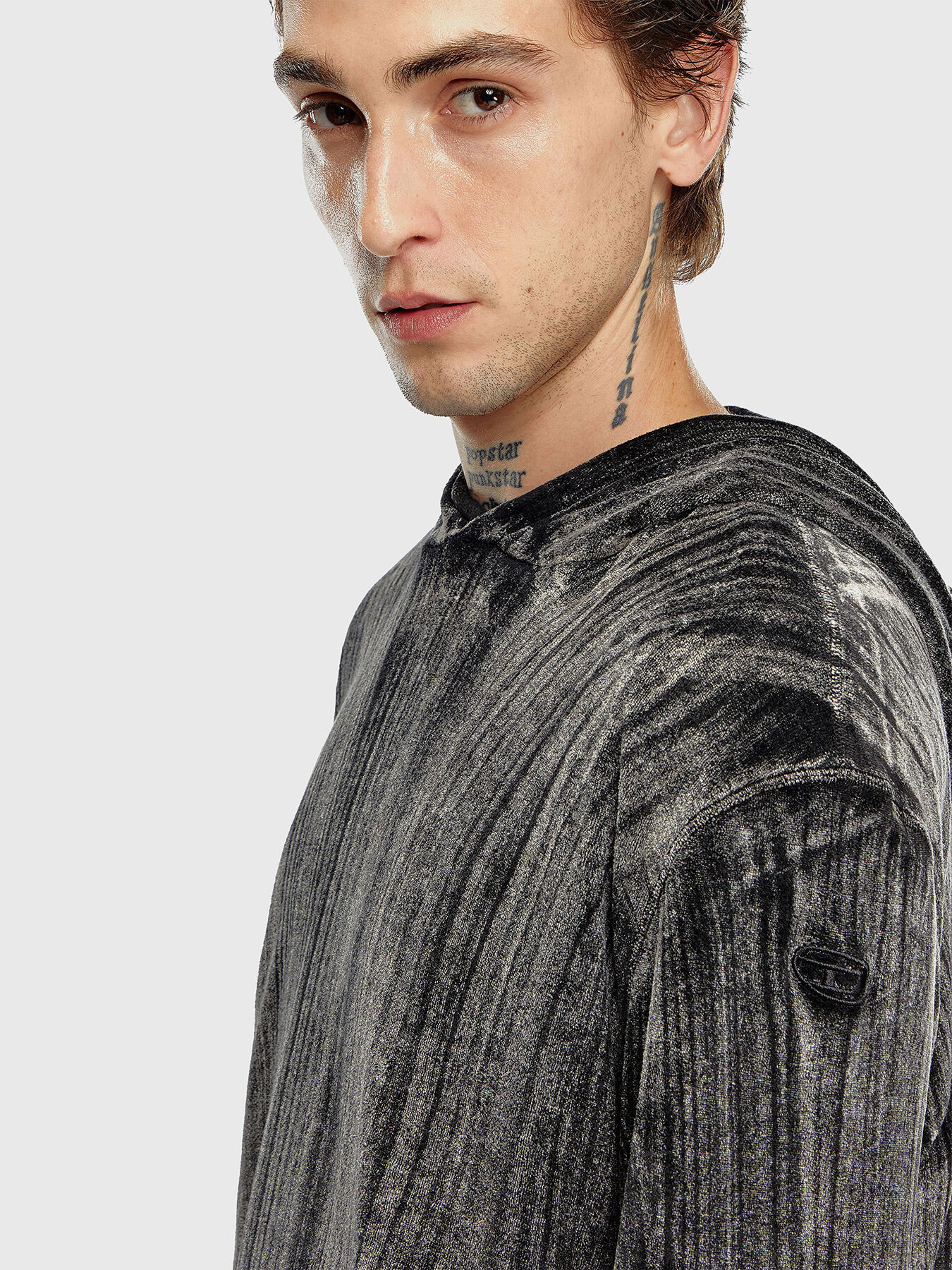 【DIESEL】T-Veljust-Ls-Hood T-VELJUST-LS-HOOD sweatshirt brand DIESEL