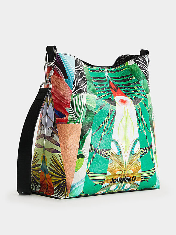 2 in 1 bag with floral print - 3