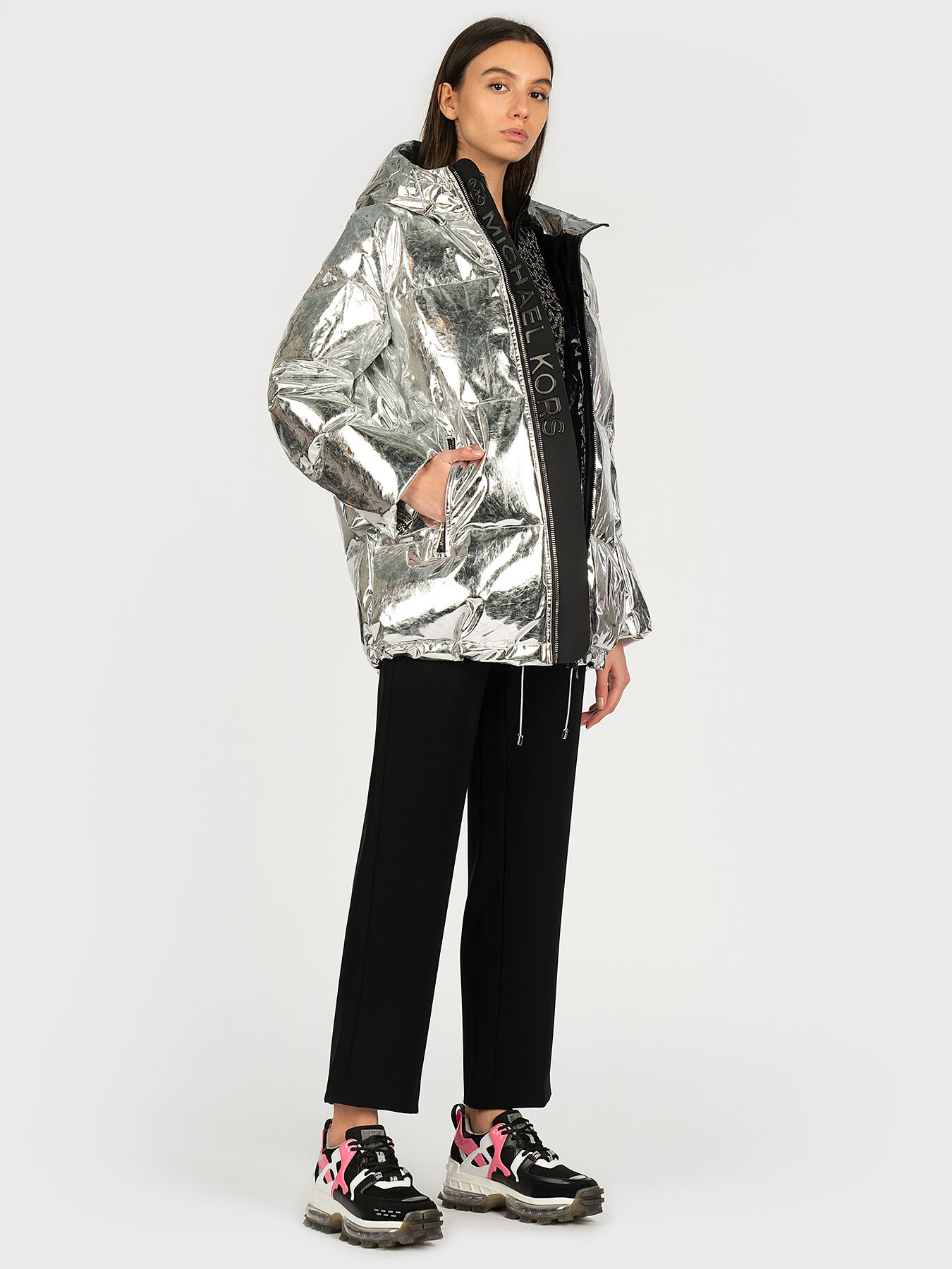 Silver puffer brand MICHAEL KORS — Globalbrandsstore.com/en