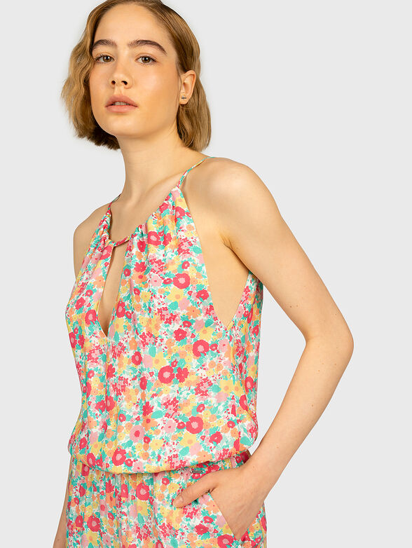 Jumpsuit VICKY with floral print - 4