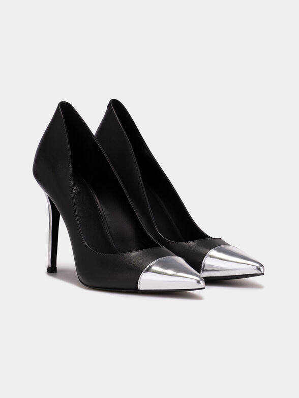 Pumps with silver-colored details - 2