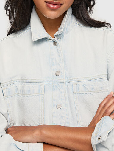 RIVER SKY denim shirt - 5