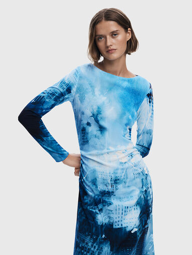 Dress with iridescent effect - 2