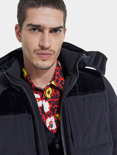 Waterproof padded jacket with hood - 3