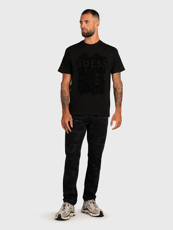 Cotton T-shirt with logo print - 2