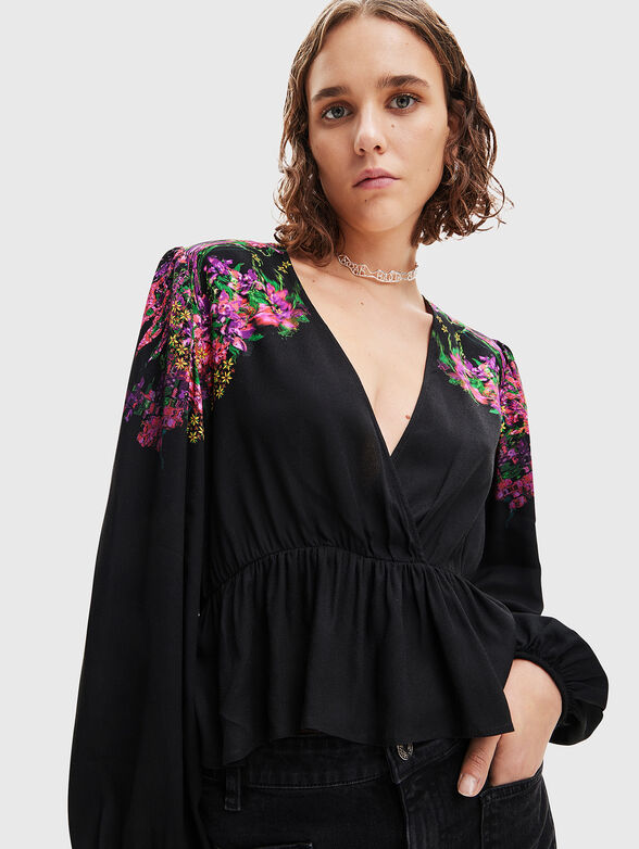 LORNA blouse with floral print - 4