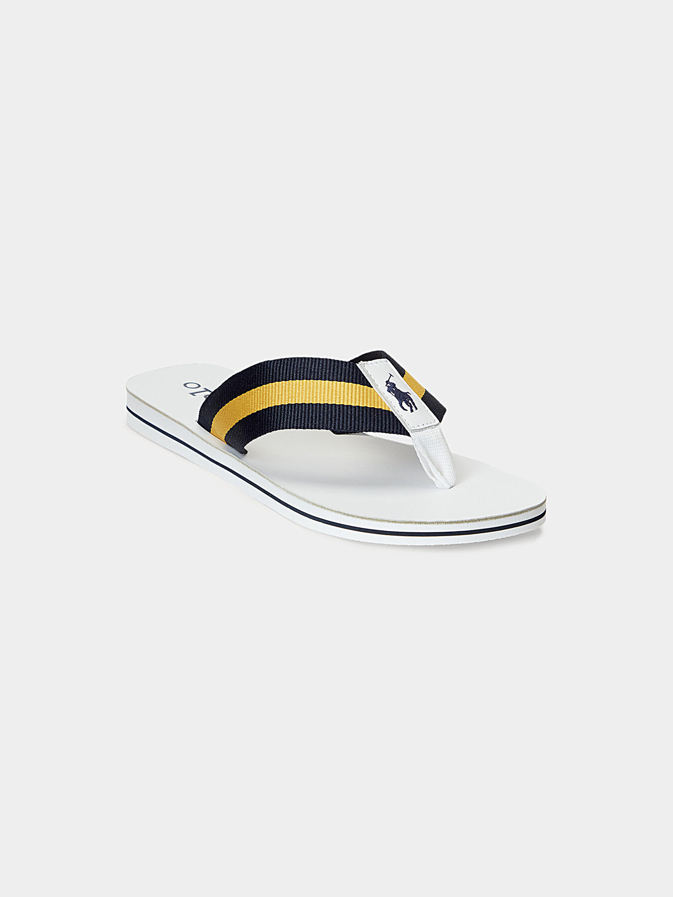 White polo flip flops discount