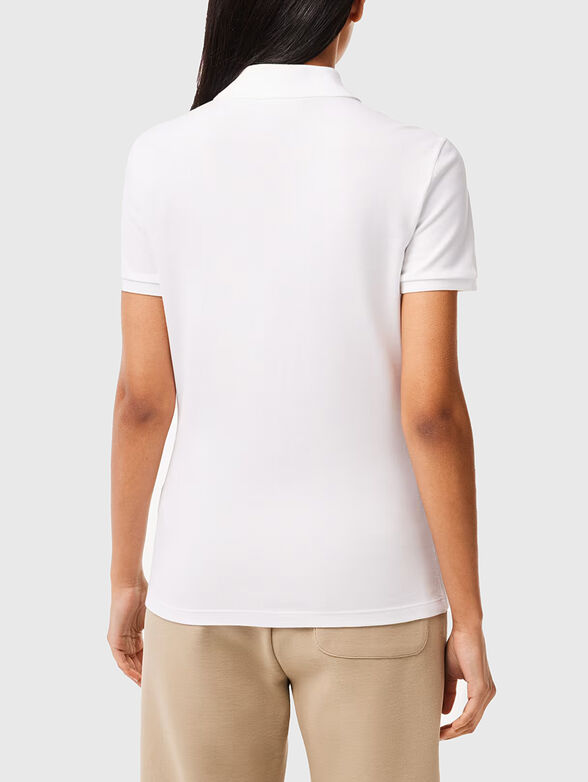 Burgundy cotton polo shirt - 3