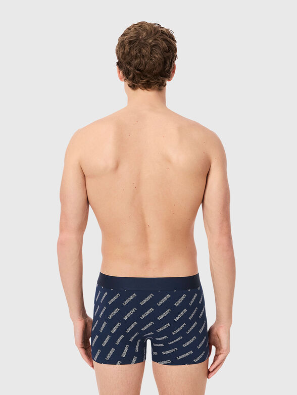 Set of three pairs of boxers with logo print - 2