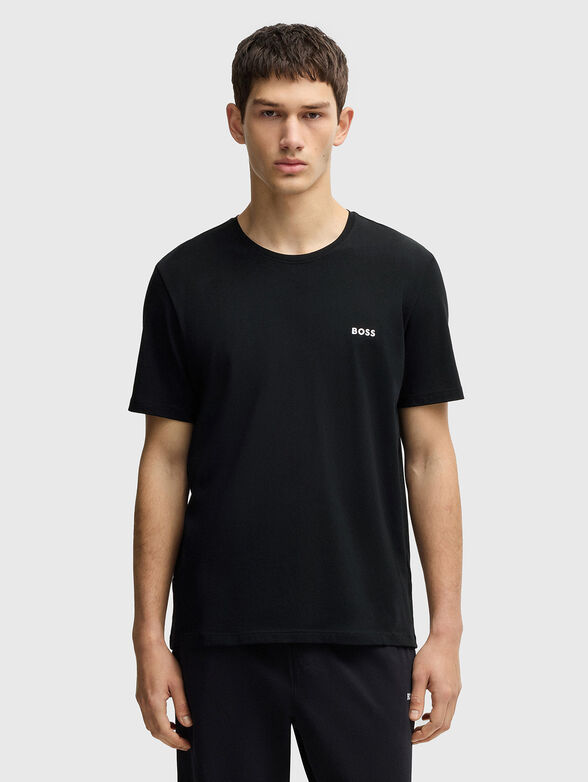 Cotton T-shirt with logo detail - 1