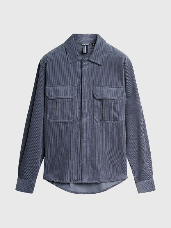 Long sleeve corduroy shirt - 1