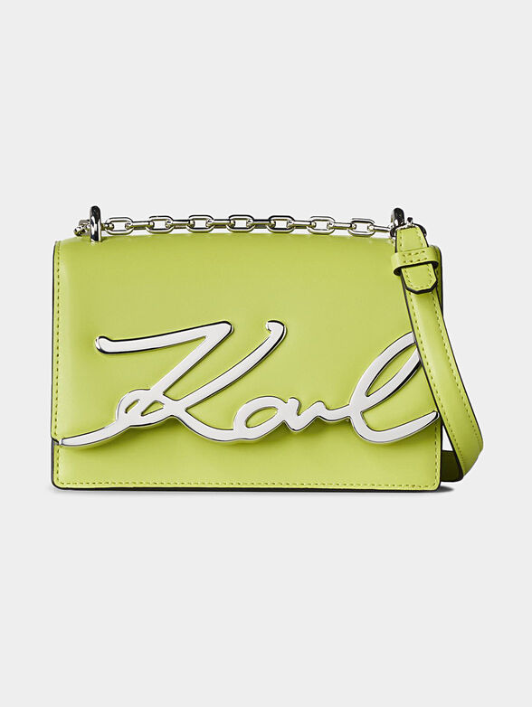 K/SIGNATURE leather bag with maxi logo - 1