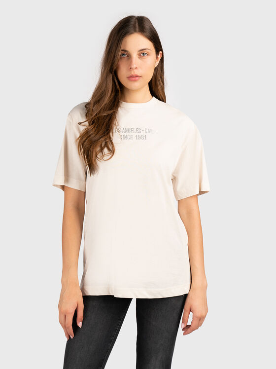 T-shirt with accent logo on the back - 1