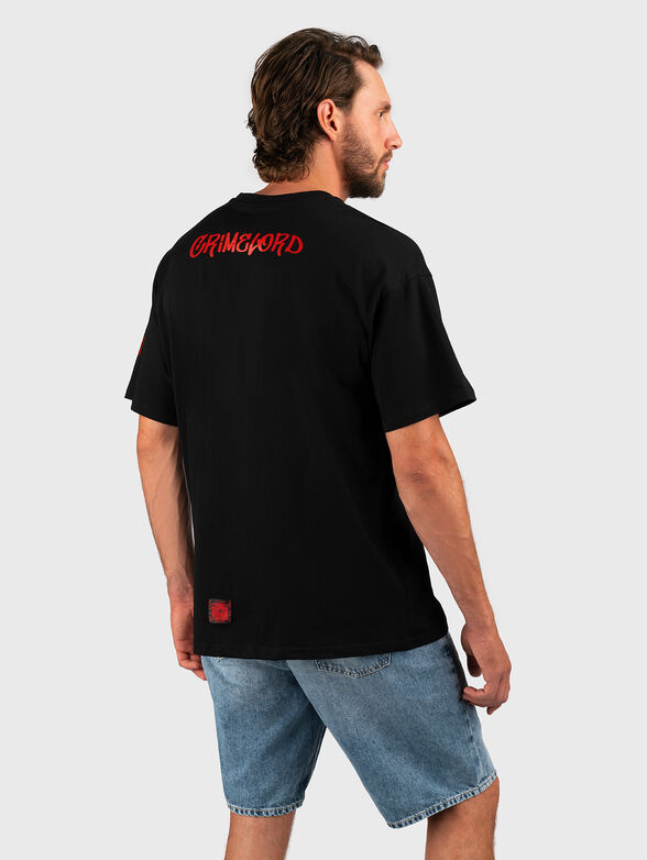 Oversized T-shirt with contrast print - 2