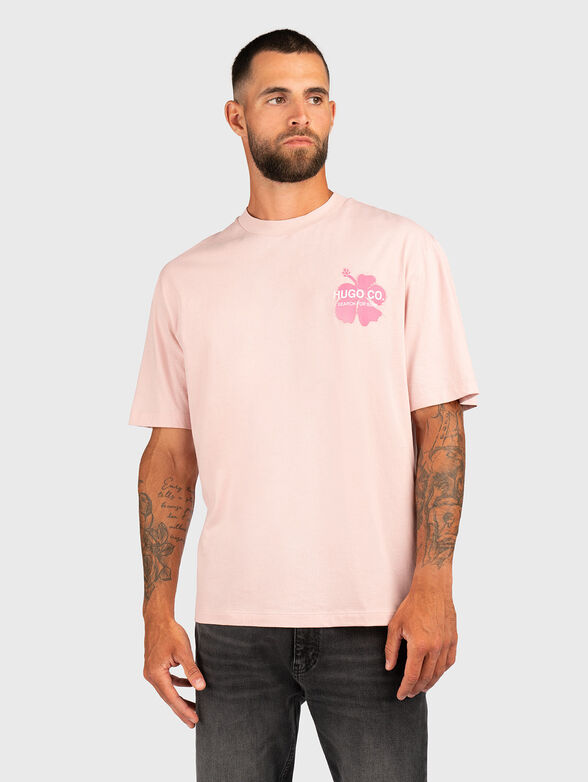 Unisex T-shirt with accent back - 1