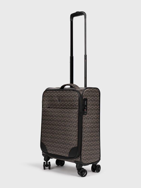 Monogram logo effect suitcase - 4