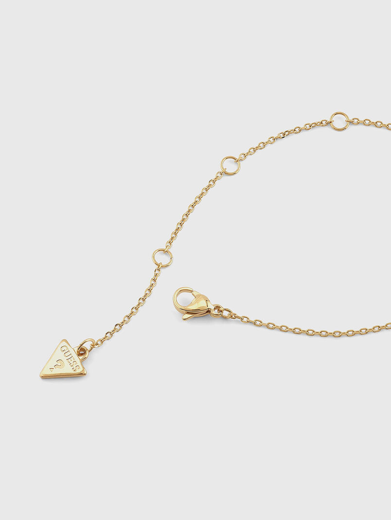 Necklace with rhinestones - 3