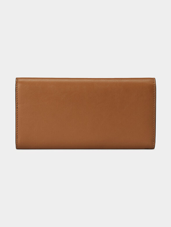 Beige leather purse - 2