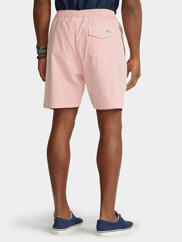 Striped beach shorts - 2