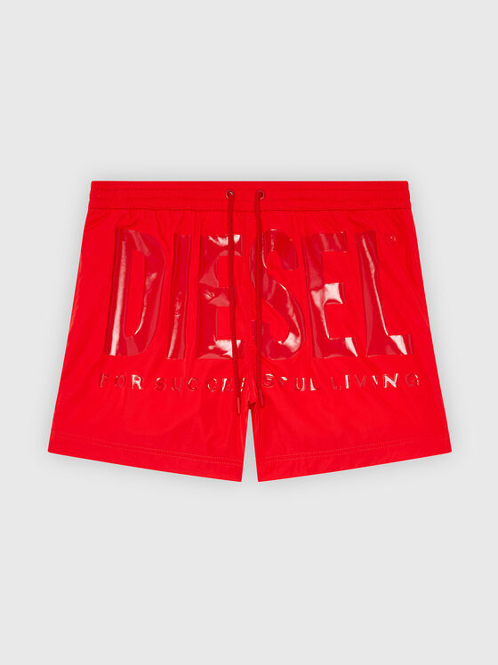 BMBX-KEN-37 black shorts with logo accent - 1