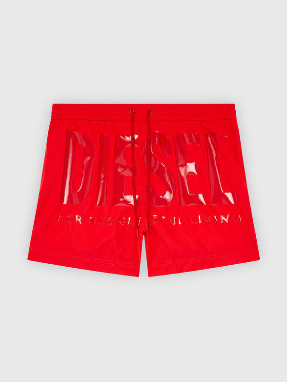 BMBX-KEN-37 black shorts with logo accent - 1