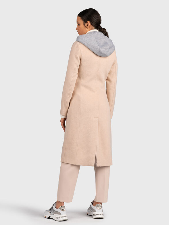 BARBARA coat with removable hood - 2