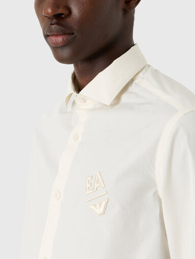 Black cotton shirt - 5