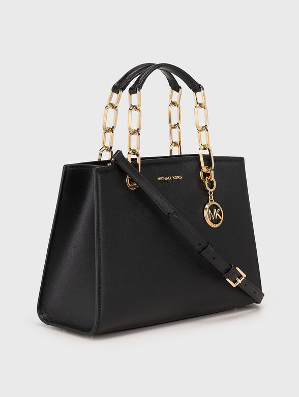 Beige leather bag - 4