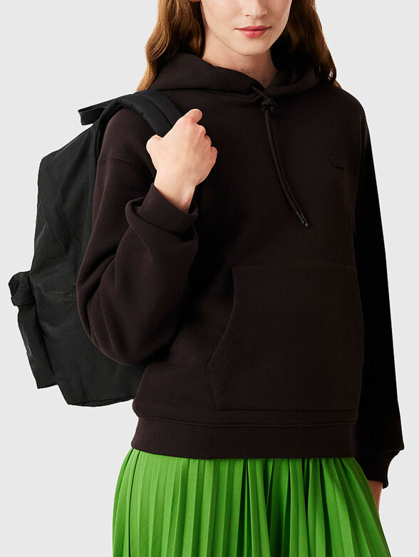 Unisex black backpack - 3