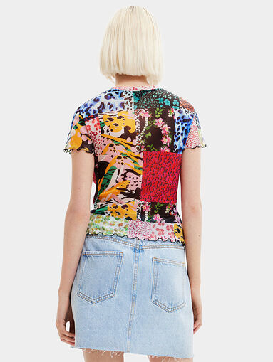GALATEA T-shirt with patchwork effect - 3