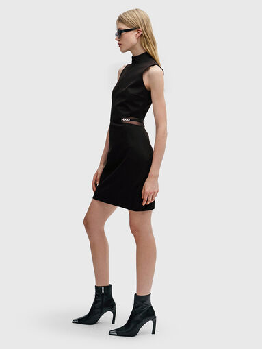 KIRINE black mini dress - 5