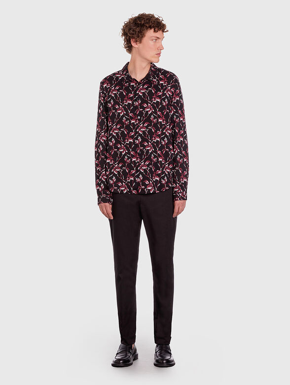 Floral-print shirt  - 3