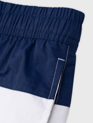 STUPNO tricolour shorts with logo - 4
