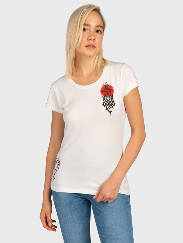 T-shirt with prints - 1