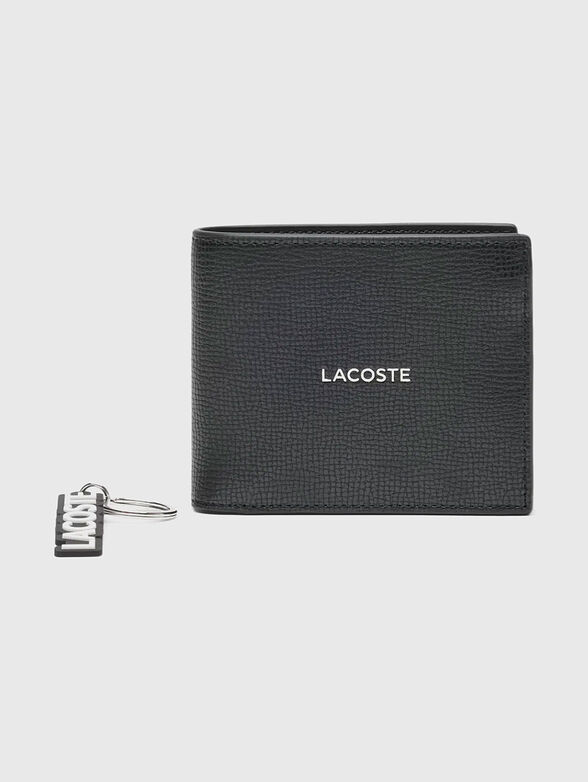 Genuine leather wallet and key ring - 1