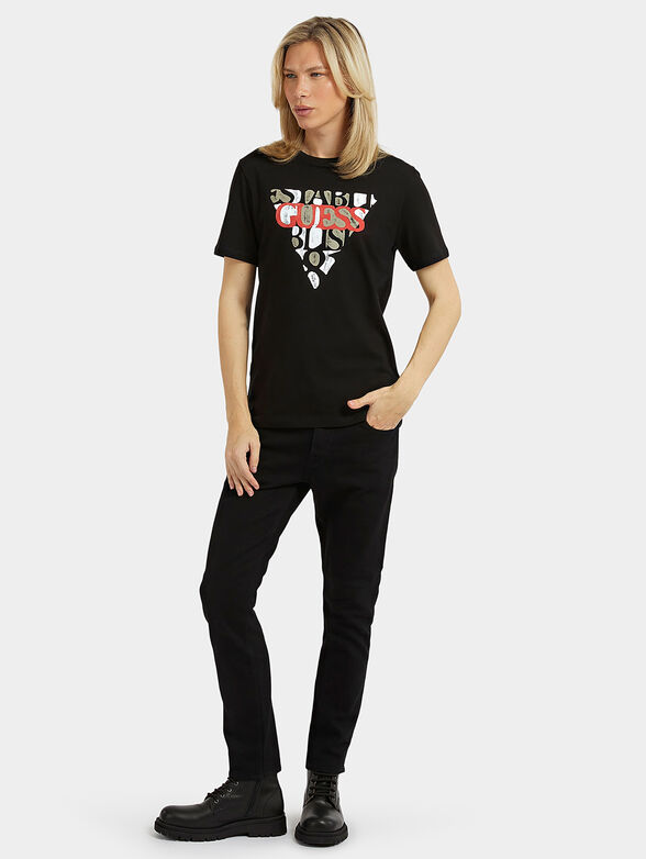 BLURRI black T-shirt with logo print - 2