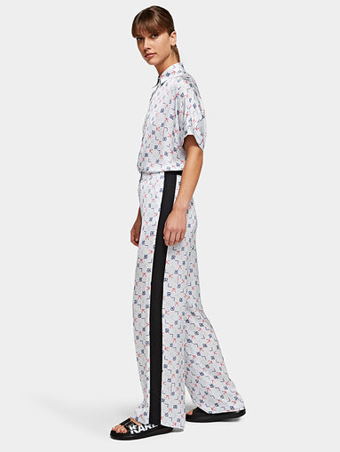 KARL ARCADE Trousers with logo print - 3