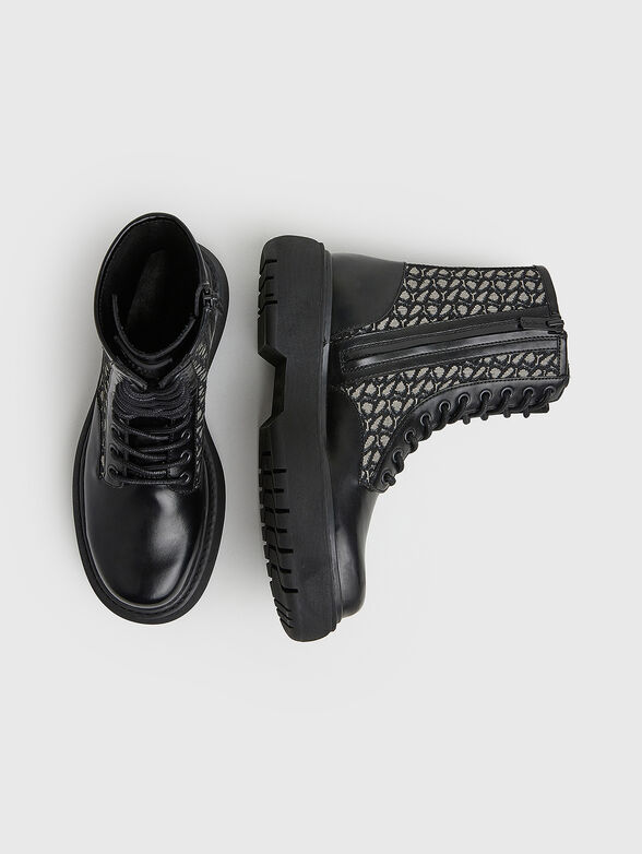 YOKO JACQUARD black boots - 5