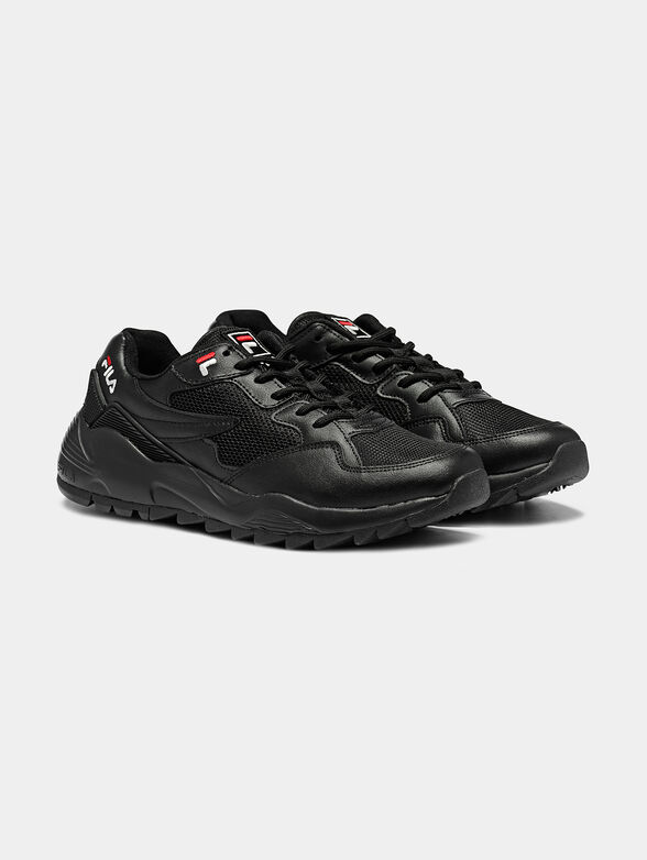 VAULT CMR JOGGER L LOW Black sneakers with rubber inserts - 1