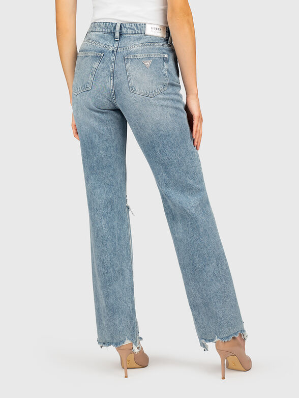 Straight-leg jeans with a high waist  - 2