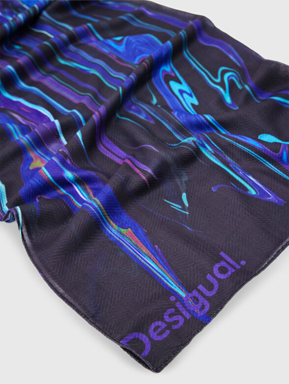 Floral print scarf - 4