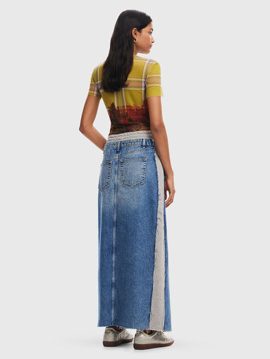 PEKIN denim maxi skirt  - 4