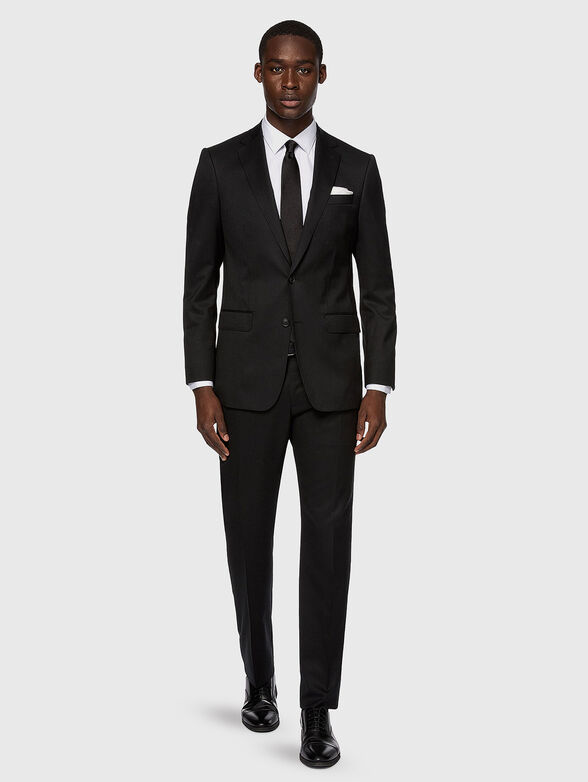 Woolen jacket in black - 2