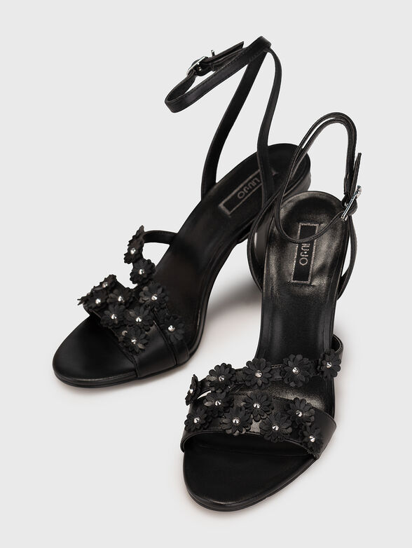 LISA 07 black heeled sandals - 6