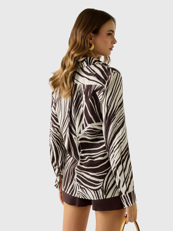 Loose fit viscose shirt - 3